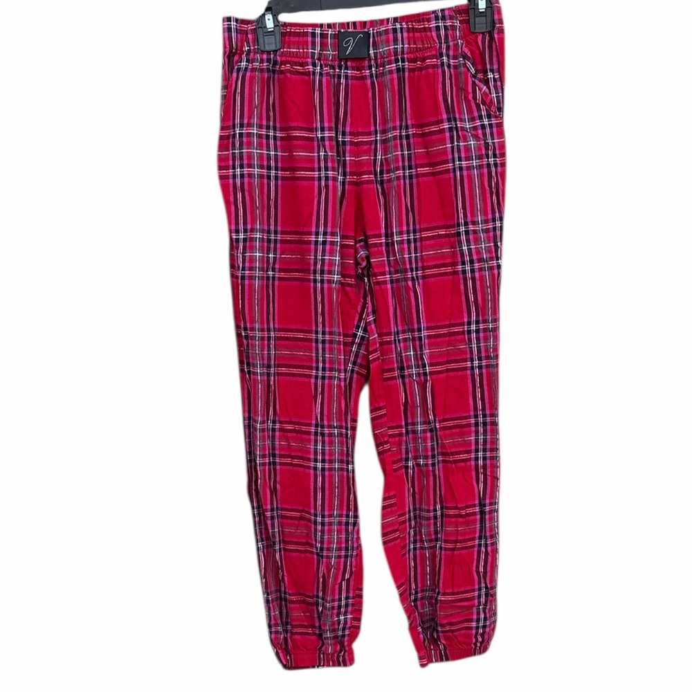 Victoria Secret Red Plaid PJ Pajama Pants size XS